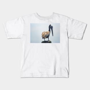 Brown Pelican in Calabash Kids T-Shirt